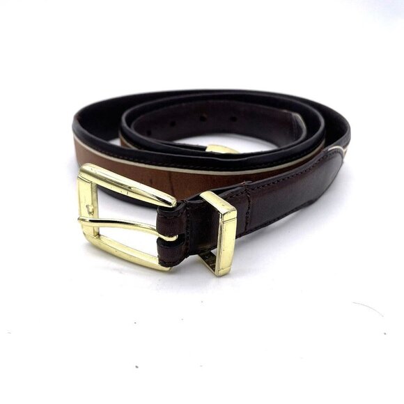 Bill Adler Men's Leather Size 42 Belt - Picture 1 of 5